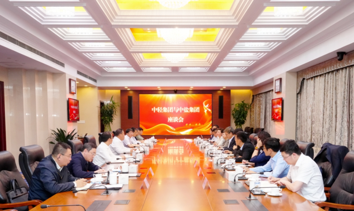 保利中輕與中鹽集團開展合作交流會