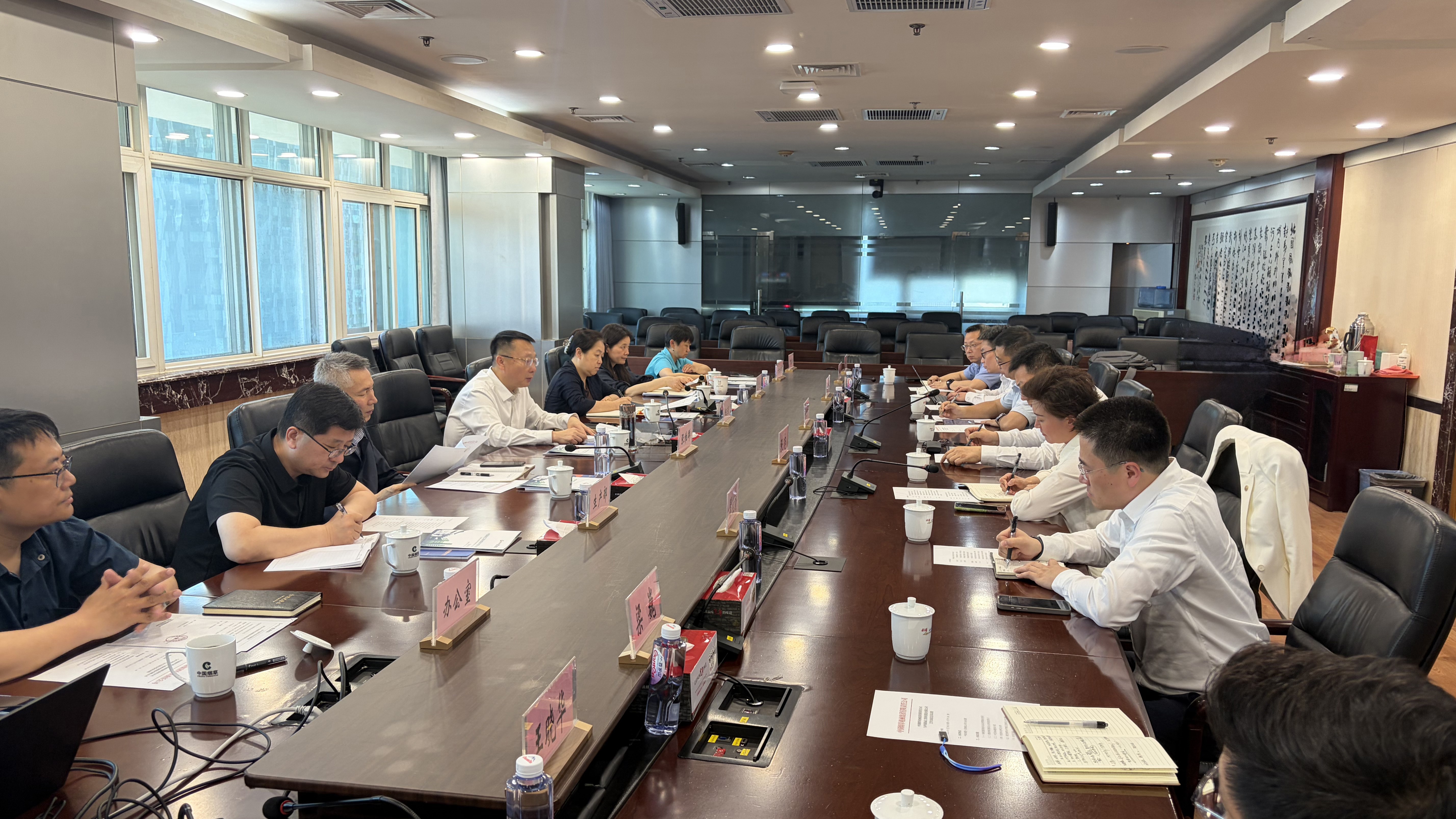 中國海誠主要領導拜訪中國煙機集團